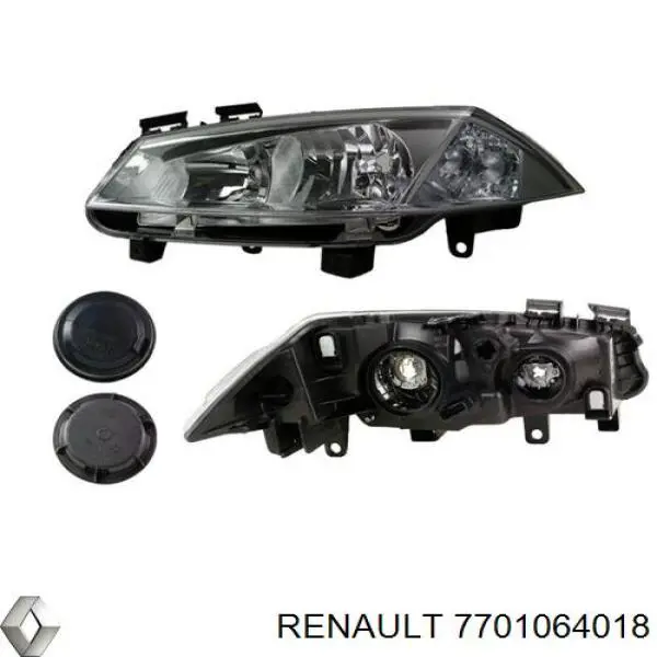 7701064018 Renault (RVI) faro izquierdo