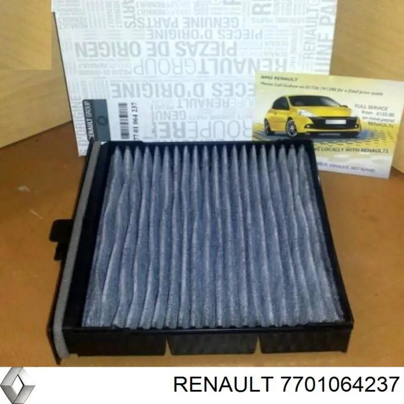 7701064237 Renault (RVI) filtro de habitáculo