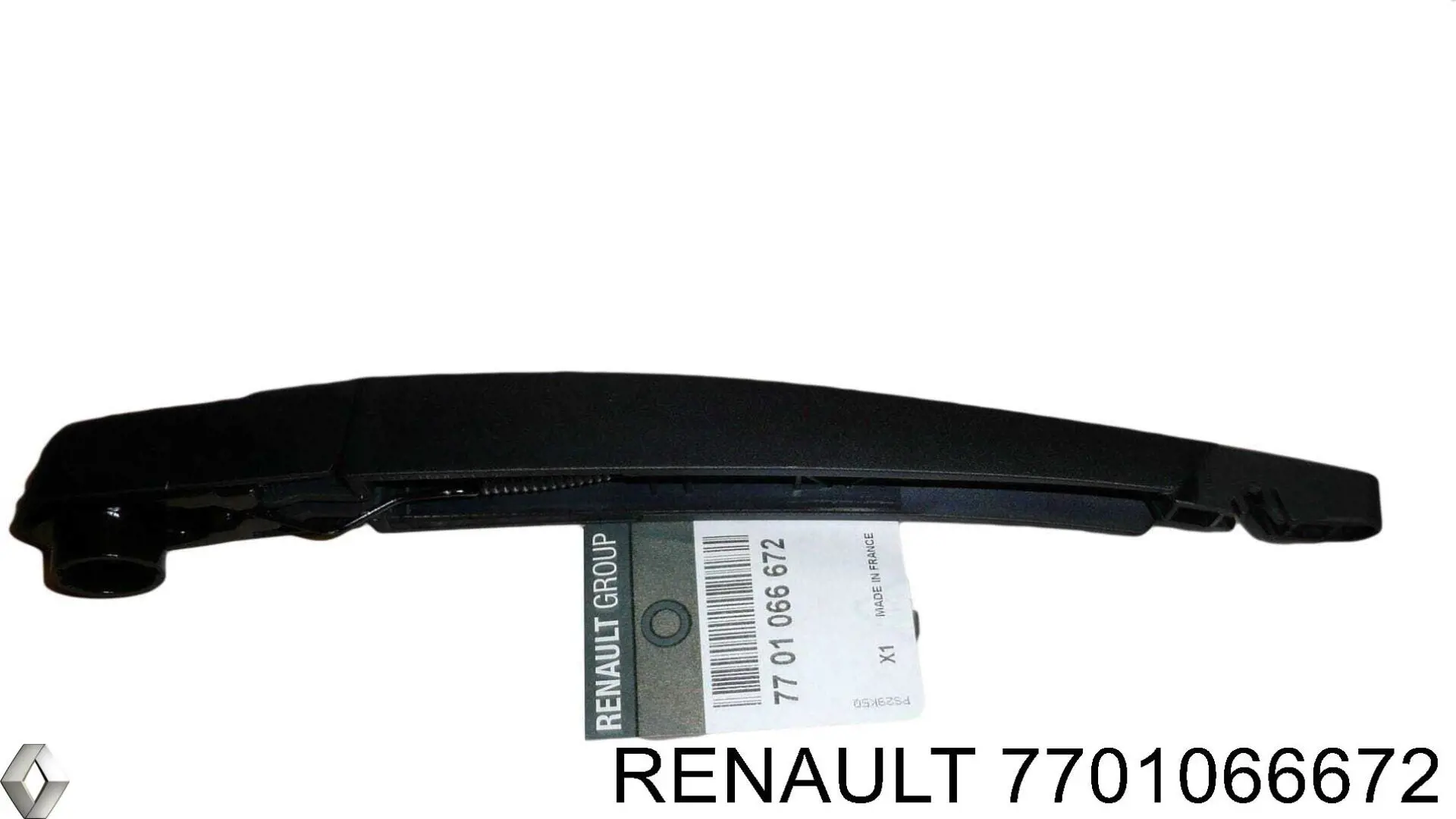 7701066672 Renault (RVI) brazo del limpiaparabrisas, lavado de parabrisas, luna trasera