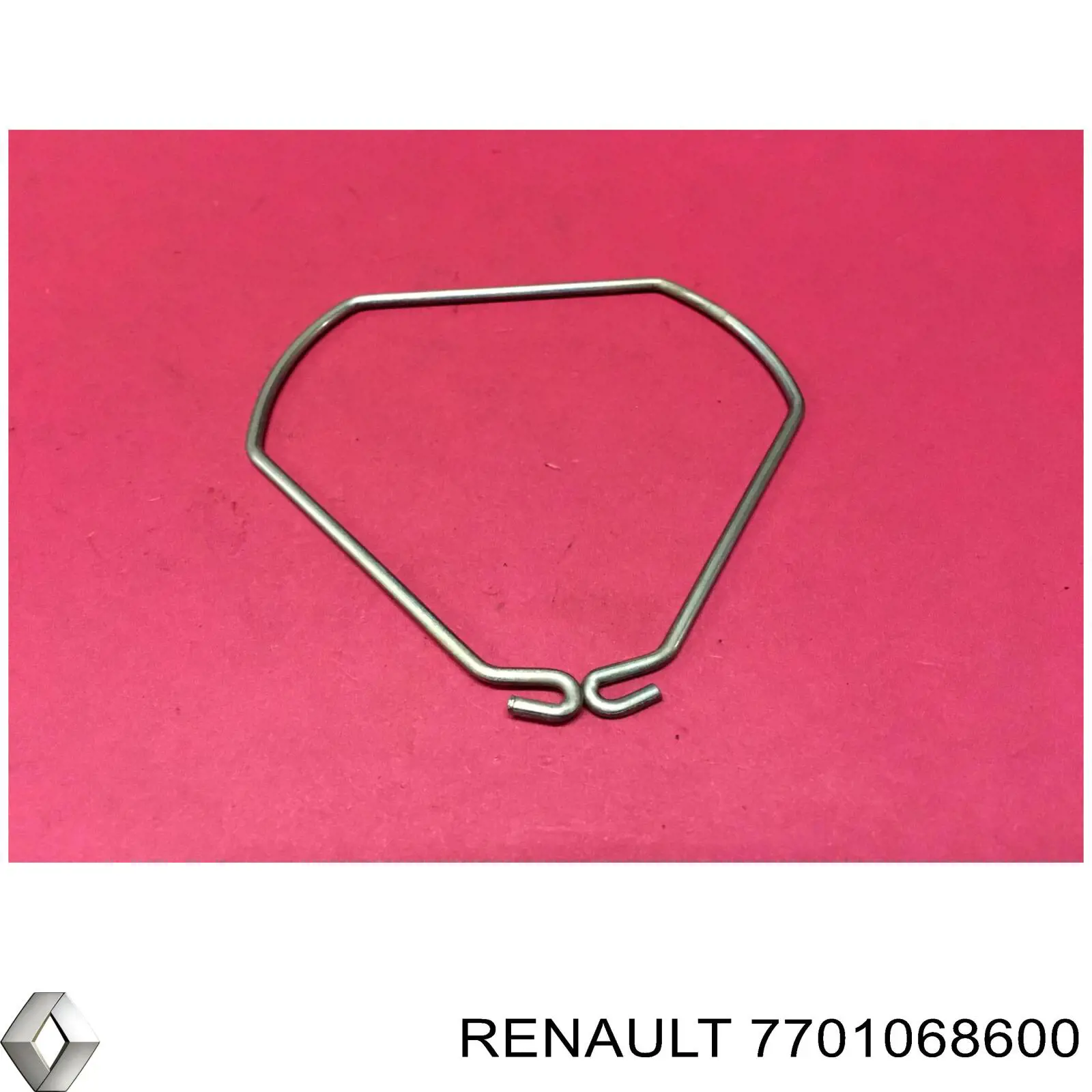 7701068600 Renault (RVI) estribo de tubo flexible de aire de sobrealimentación