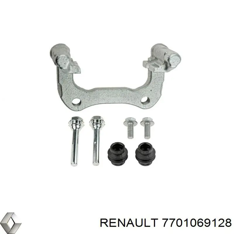 7701069128 Renault (RVI) soporte, pinza de freno trasera