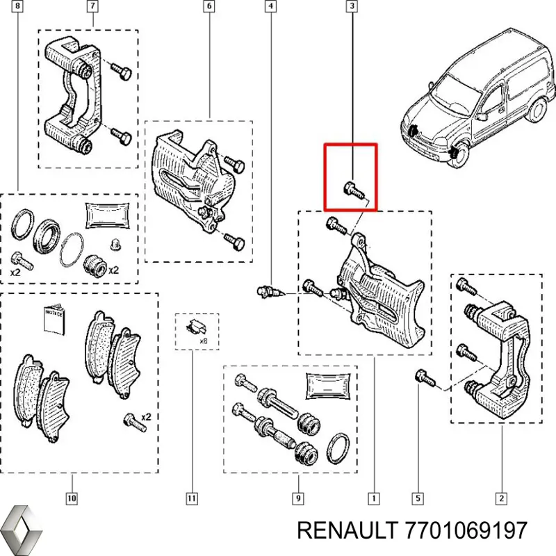 7701049862 Renault (RVI) 