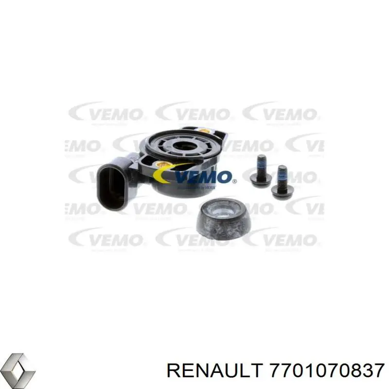 7701070837 Renault (RVI) sensor, posición mariposa