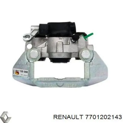 7701202143 Renault (RVI) pinza de freno trasero derecho