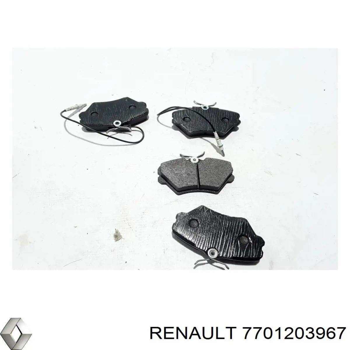 7701203967 Renault (RVI) pastillas de freno delanteras