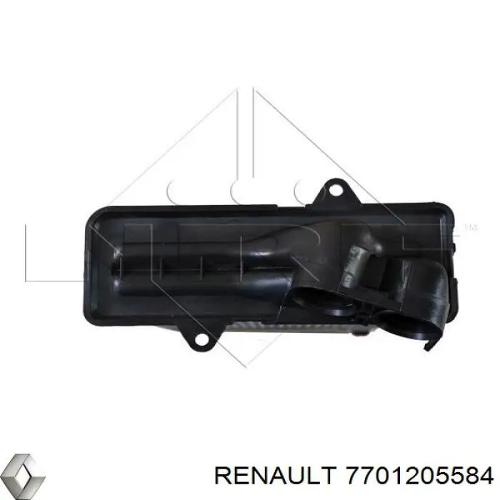 7701205584 Renault (RVI) radiador de calefacción