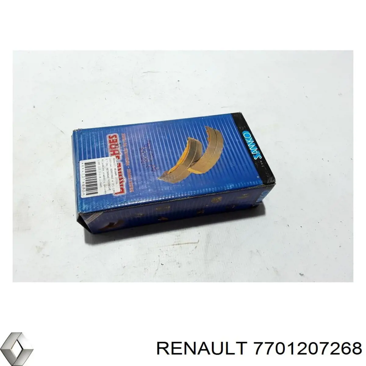 7701207268 Renault (RVI) juego de zapatas de frenos de tambor, con cilindros, completo