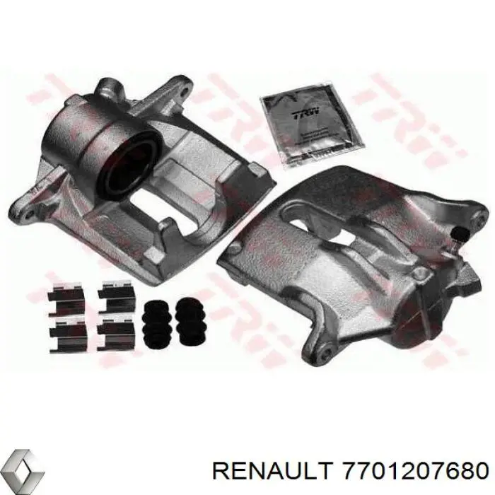 7701207680 Renault (RVI) pinza de freno delantera derecha