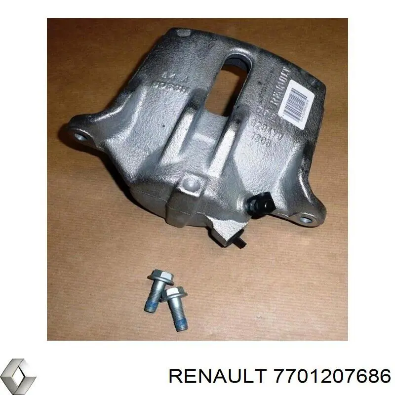 7701207686 Renault (RVI) pinza de freno delantera derecha