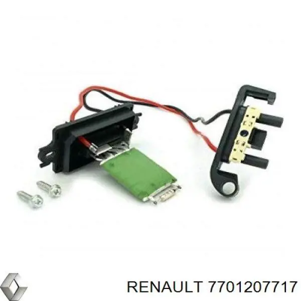 7701207717 Renault (RVI) resitencia, ventilador habitáculo