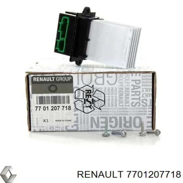 7701207718 Renault (RVI) resitencia, ventilador habitáculo