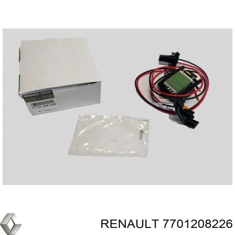 7701208226 Renault (RVI) resitencia, ventilador habitáculo