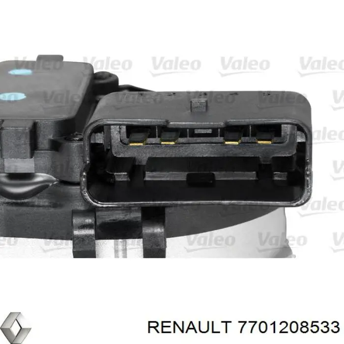 7701208533 Renault (RVI) motor del limpiaparabrisas del parabrisas