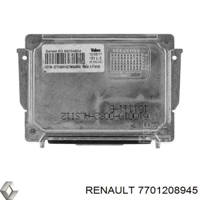 7701208945 Renault (RVI) xenon, unidad control