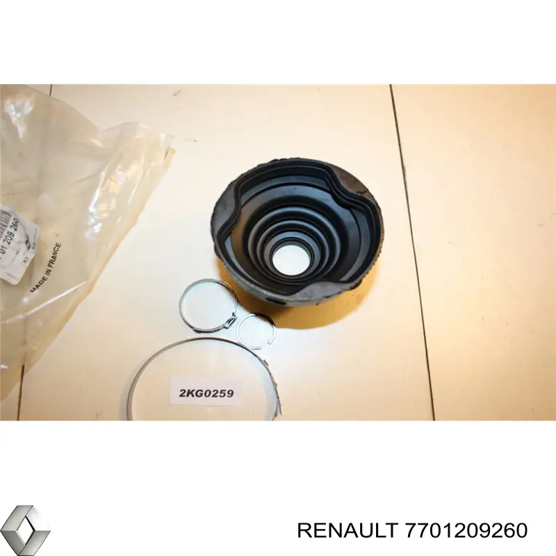 7701209260 Renault (RVI) fuelle, árbol de transmisión delantero interior