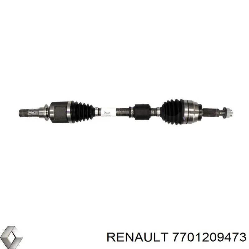 7701209473 Renault (RVI) fuelle, árbol de transmisión delantero interior