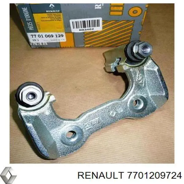 7701209724 Renault (RVI) pinza de freno delantera derecha