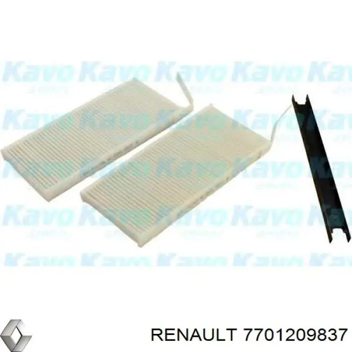 7701209837 Renault (RVI) filtro de habitáculo