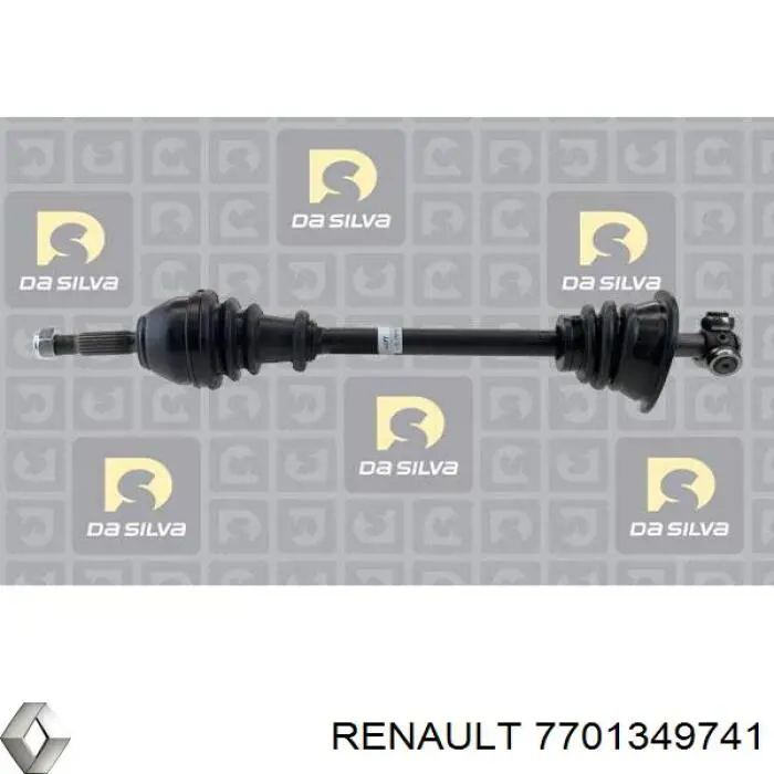 7701349741 Renault (RVI) árbol de transmisión delantero izquierdo