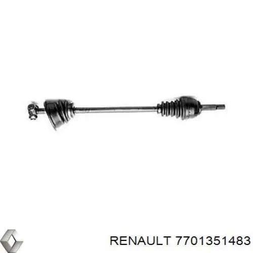 7701351483 Renault (RVI) árbol de transmisión delantero izquierdo