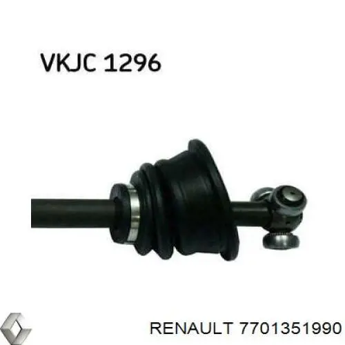 7701351990 Renault (RVI) árbol de transmisión delantero izquierdo