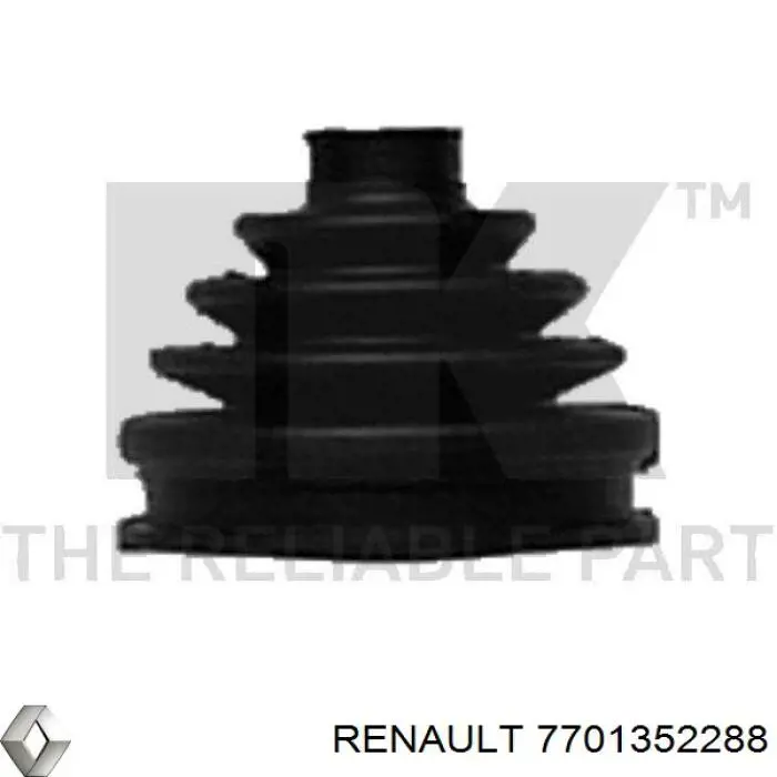 7701352288 Renault (RVI) árbol de transmisión delantero