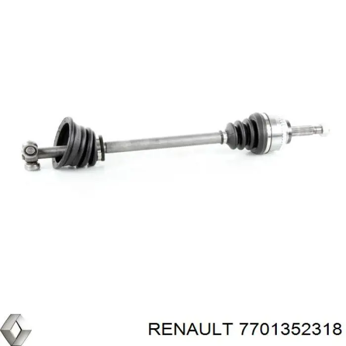 7700104727 Renault (RVI) árbol de transmisión delantero izquierdo