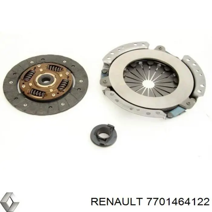 7701464122 Renault (RVI) kit de embrague (3 partes)