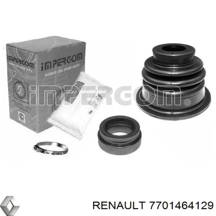 7701464129 Renault (RVI) fuelle, árbol de transmisión delantero interior izquierdo