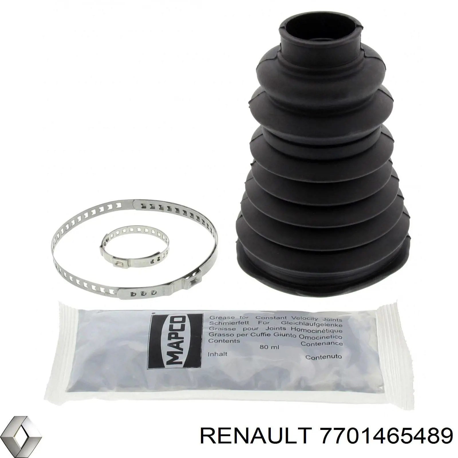 7701465489 Renault (RVI) fuelle, árbol de transmisión delantero exterior