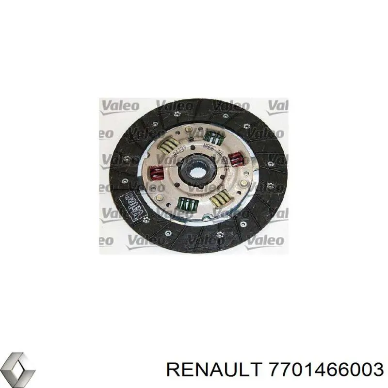 7701466003 Renault (RVI) kit de embrague (3 partes)