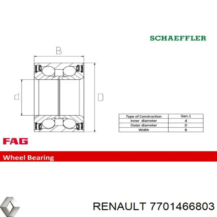 7701466803 Renault (RVI) 