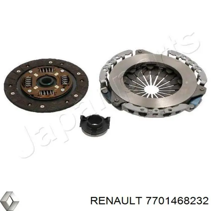 7701468232 Renault (RVI) kit de embrague (3 partes)