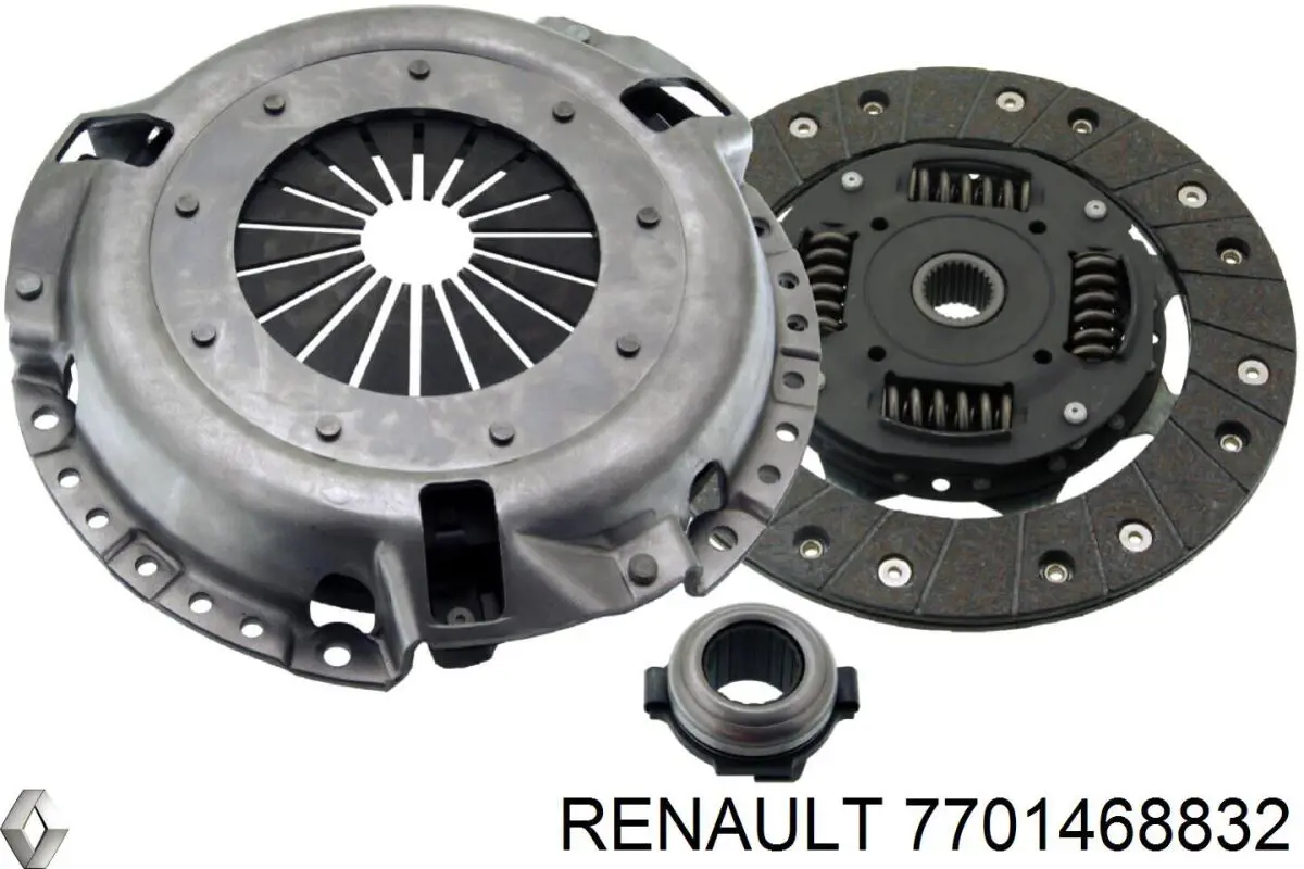 7701468832 Renault (RVI) kit de embrague (3 partes)