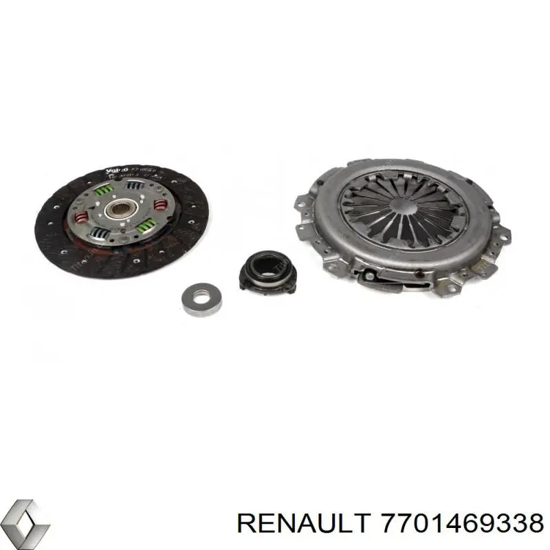 7701469338 Renault (RVI) kit de embrague (3 partes)