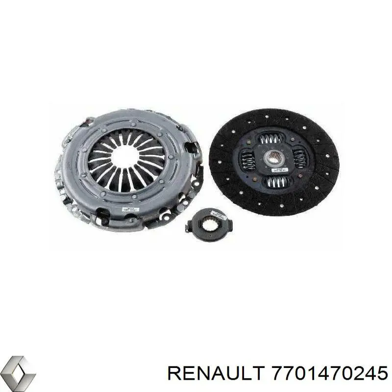 7701470245 Renault (RVI) kit de embrague (3 partes)