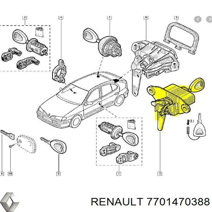 7701470388 Renault (RVI) 