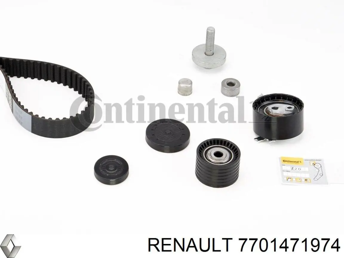 7701471974 Renault (RVI) kit correa de distribución