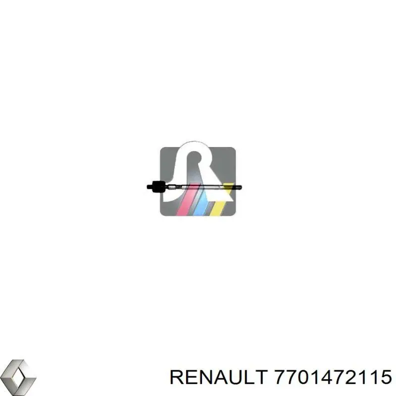 7701472115 Renault (RVI) barra de acoplamiento