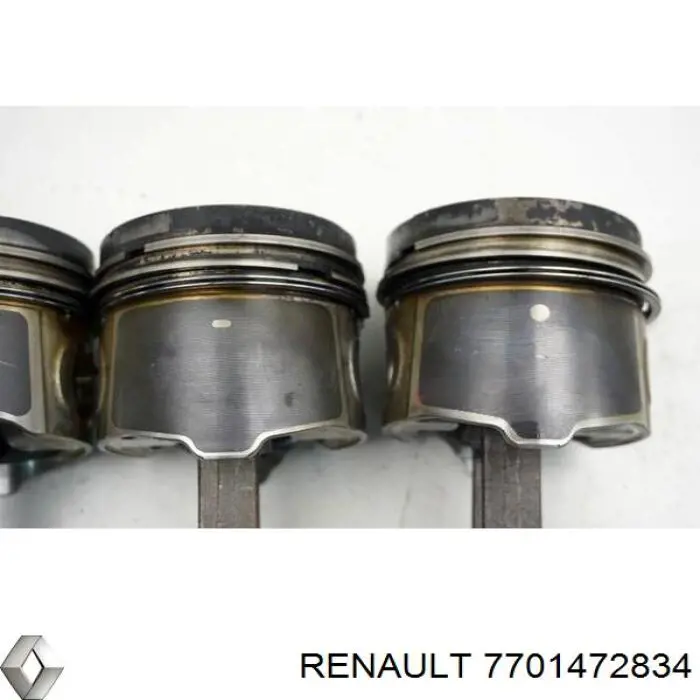 7701472834 Renault (RVI) pistón completo para 1 cilindro, std