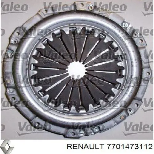 7701473112 Renault (RVI) kit de embrague (3 partes)