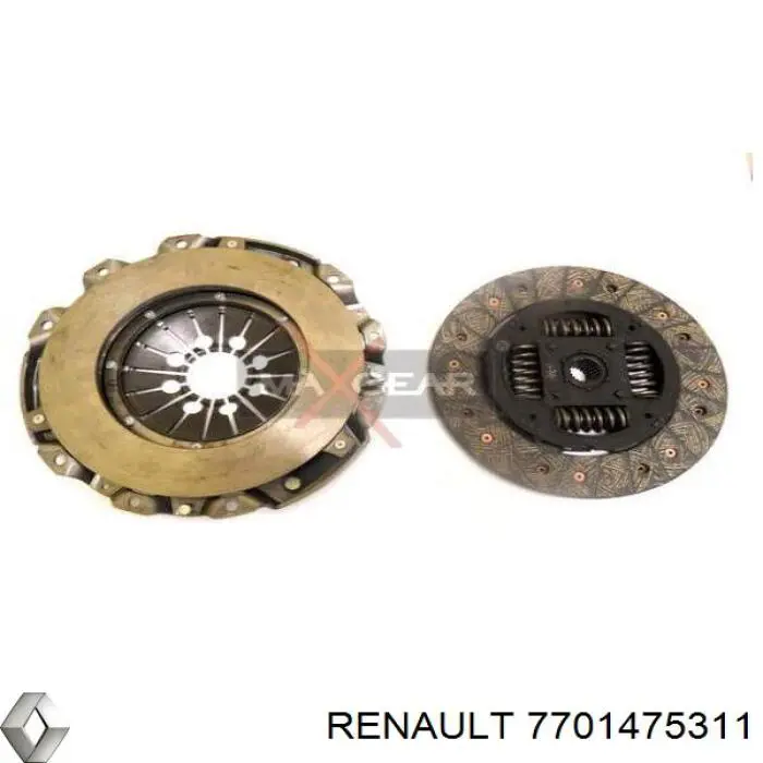 7701475311 Renault (RVI) kit de embrague (3 partes)