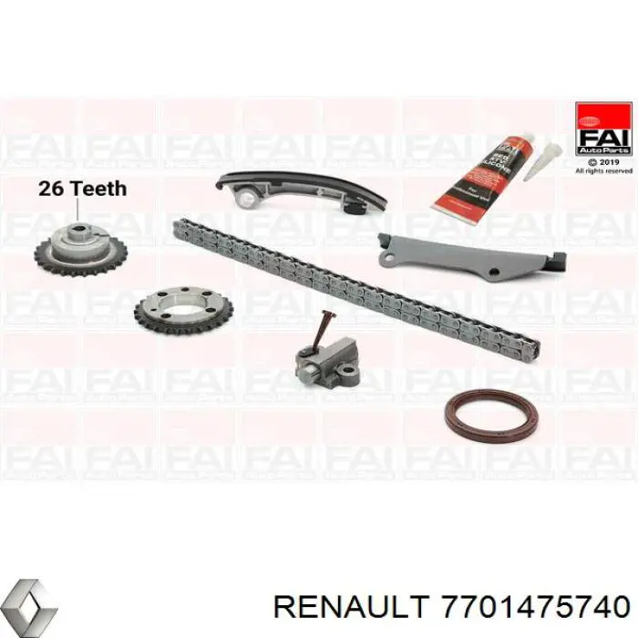  Kit de cadenas de distribución para Renault Trucks Mascott FH