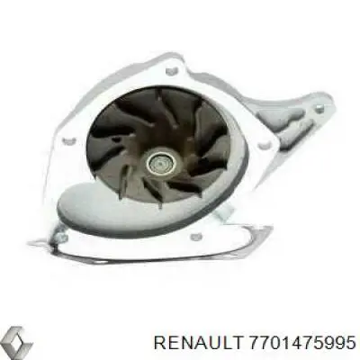 7701475995 Renault (RVI) bomba de agua