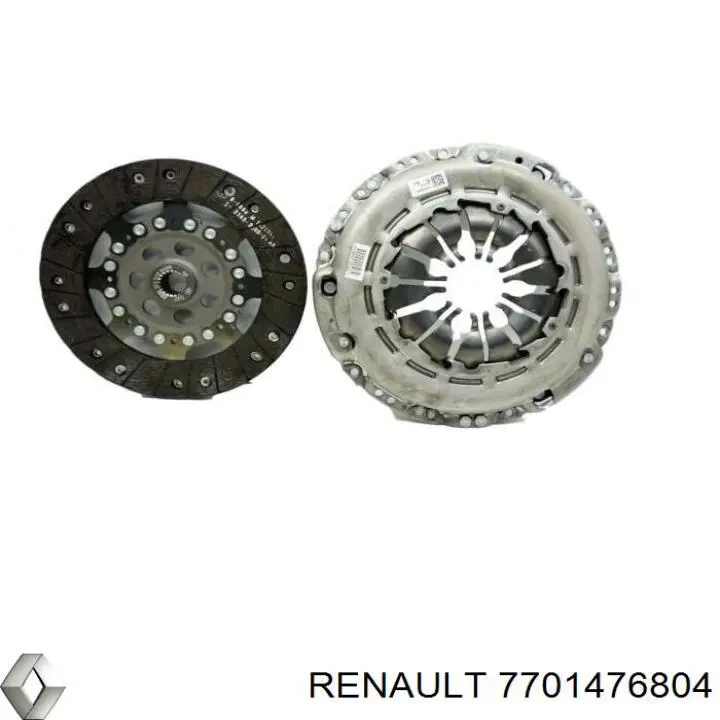 7701476804 Renault (RVI) kit de embrague (3 partes)