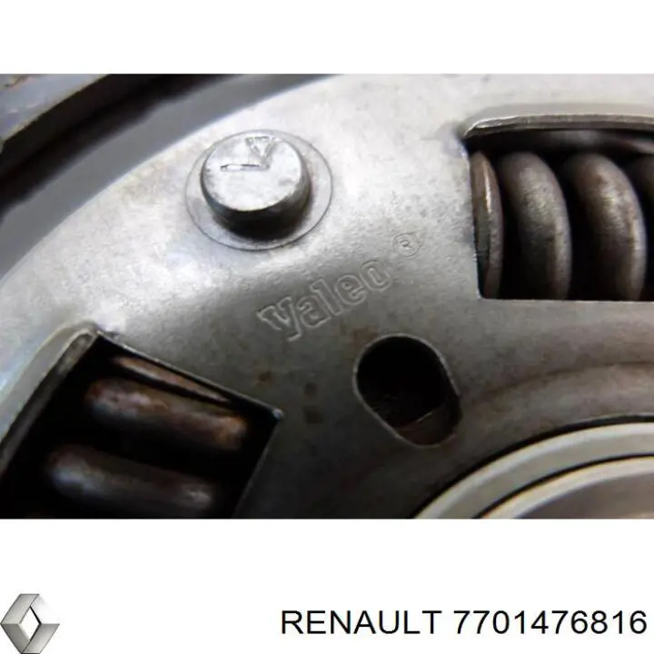 7701476816 Renault (RVI) kit de embrague (3 partes)