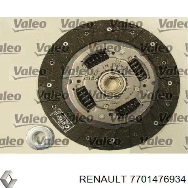 7701476934 Renault (RVI) kit de embrague (3 partes)