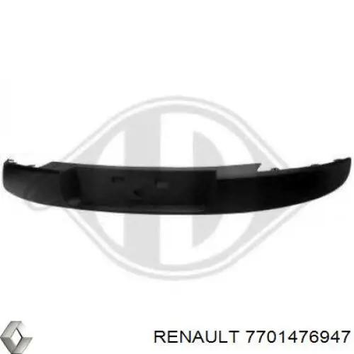  Listón embellecedor/protector, parachoques trasero para Renault Megane 2 