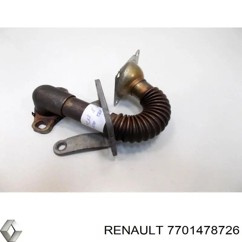 7701478726 Renault (RVI) enfriador egr de recirculación de gases de escape