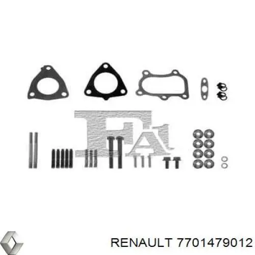 7701479012 Renault (RVI) turbocompresor